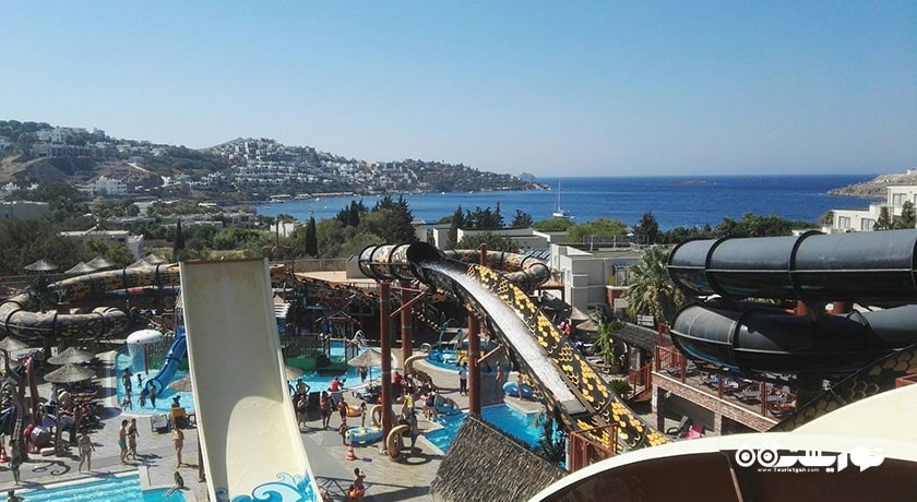 سرگرمی پارک آبی پایرتس این کاکتوس شهر ترکیه کشور بدروم
