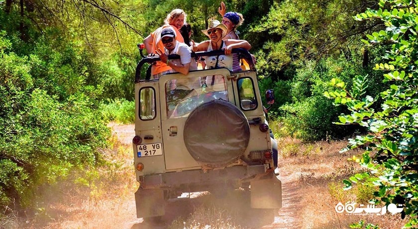 سرگرمی تور جیپ 4×4 تمام روزه بدروم  شهر ترکیه کشور بدروم