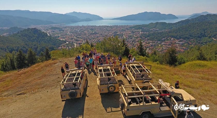 سرگرمی جیپ سافاری در مارماریس شهر ترکیه کشور مارماریس