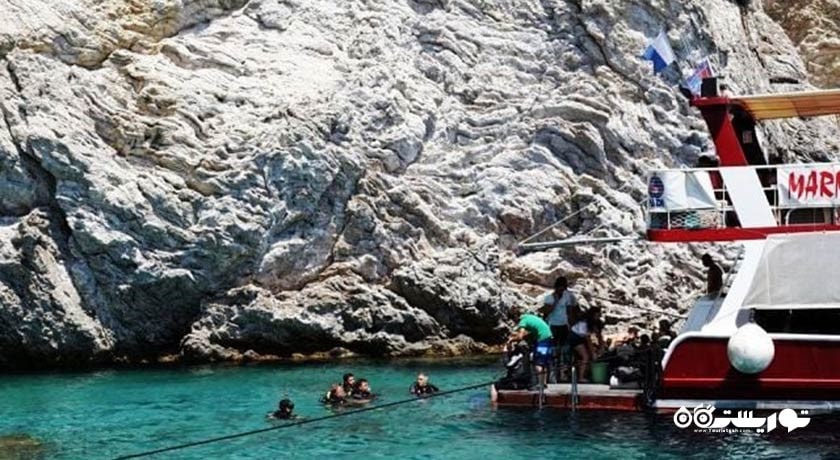 سرگرمی غواصی در مارماریس شهر ترکیه کشور مارماریس