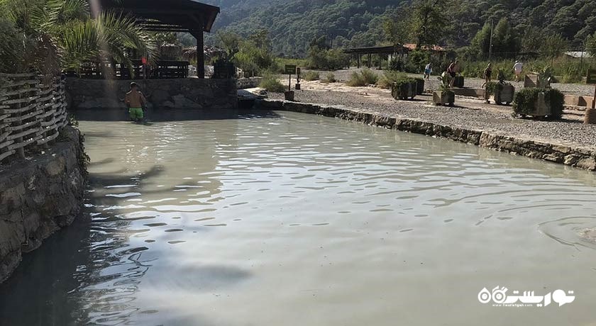 سرگرمی کانوس و حمام گل دالیان شهر ترکیه کشور مارماریس