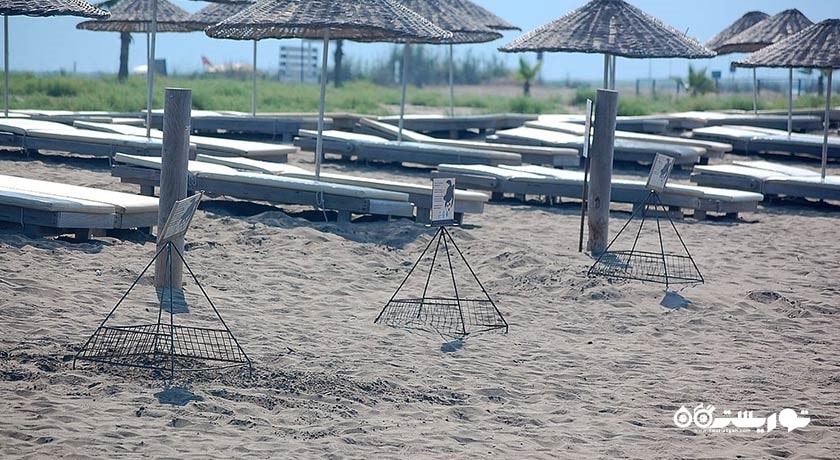 سرگرمی ساحل ایزتوزو (ساحل لاکپشت) شهر ترکیه کشور مارماریس