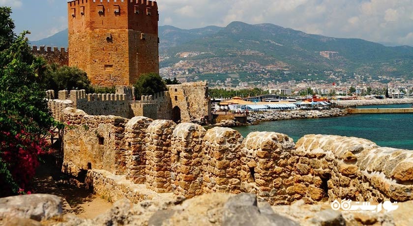  دژ کیزیل کوله (برج قرمز) شهر ترکیه کشور آلانیا