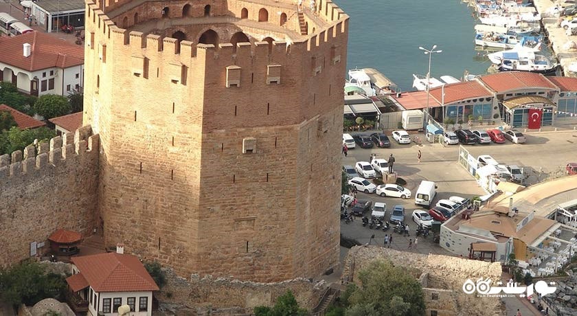  دژ کیزیل کوله (برج قرمز) شهر ترکیه کشور آلانیا