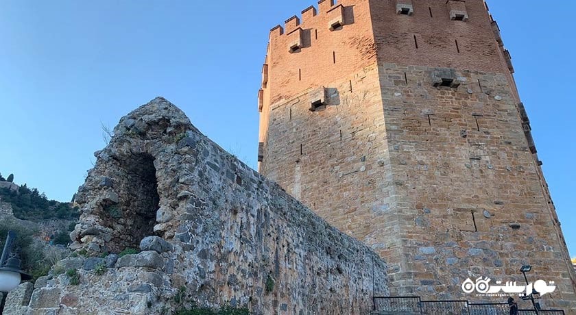  دژ کیزیل کوله (برج قرمز) شهر ترکیه کشور آلانیا