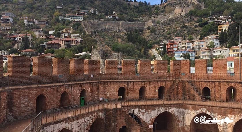  دژ کیزیل کوله (برج قرمز) شهر ترکیه کشور آلانیا