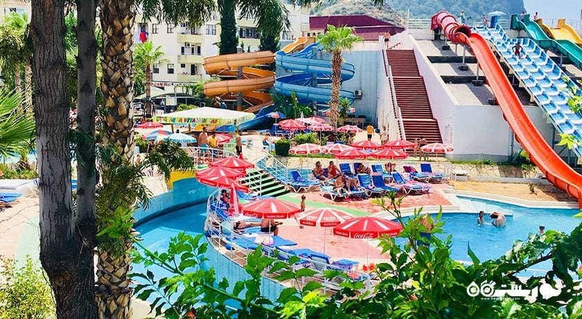 سرگرمی پارک آبی آلانیا آکوا پارک شهر ترکیه کشور آلانیا