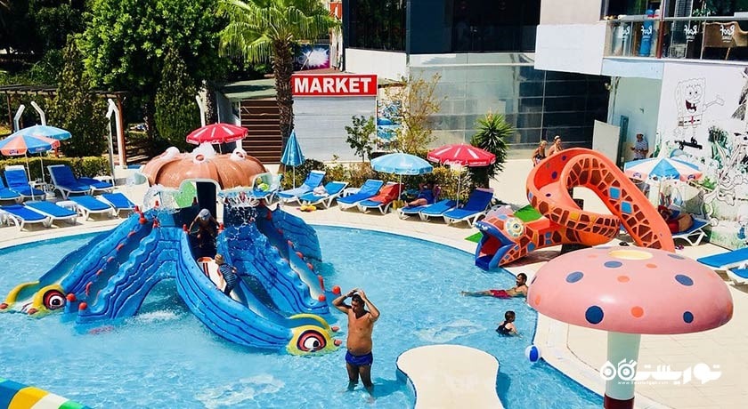 سرگرمی پارک آبی آلانیا آکوا پارک شهر ترکیه کشور آلانیا