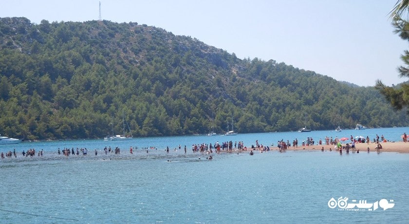 سرگرمی ساحل کیزکومو شهر ترکیه کشور مارماریس