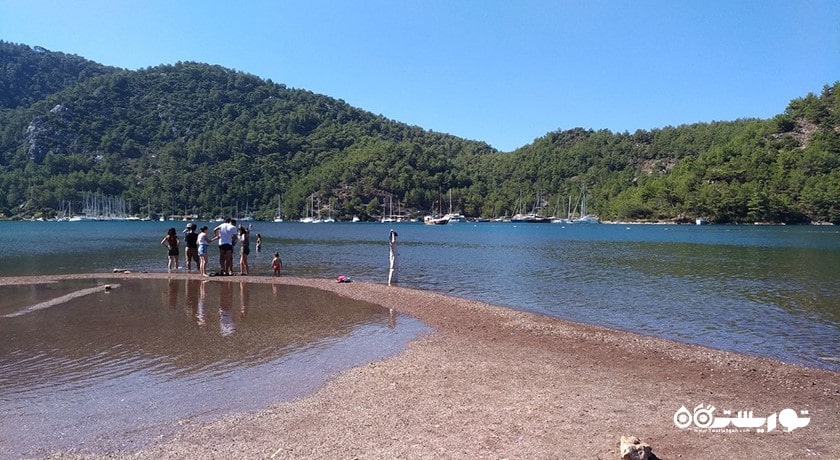 سرگرمی ساحل کیزکومو شهر ترکیه کشور مارماریس