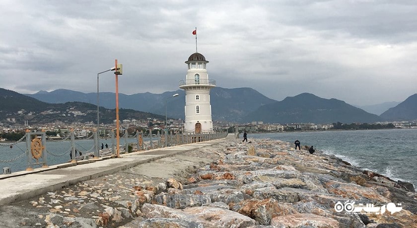 تفریحگاه و فانوس دریایی آلانیا  شهر ترکیه کشور آلانیا