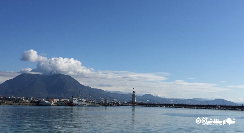  تفریحگاه و فانوس دریایی آلانیا  شهر ترکیه کشور آلانیا