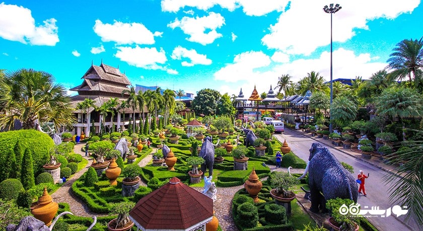 سرگرمی باغ گیاه شناسی گرمسیری نونگ نوچ شهر تایلند کشور پاتایا