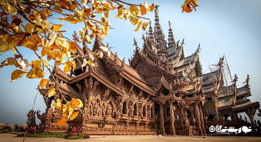  پناهگاه تروث (معبد حقیقت) شهر تایلند کشور پاتایا