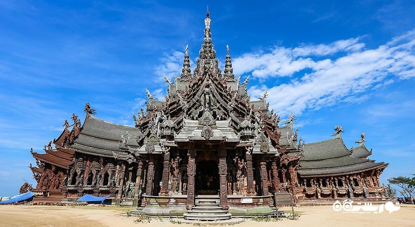  پناهگاه تروث (معبد حقیقت) شهر تایلند کشور پاتایا