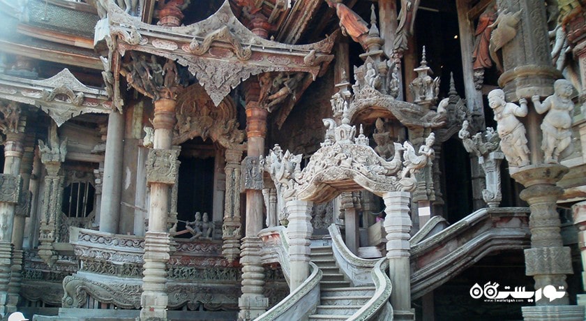  پناهگاه تروث (معبد حقیقت) شهر تایلند کشور پاتایا