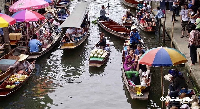 مرکز خرید بازار شناور پاتایا شهر تایلند کشور پاتایا