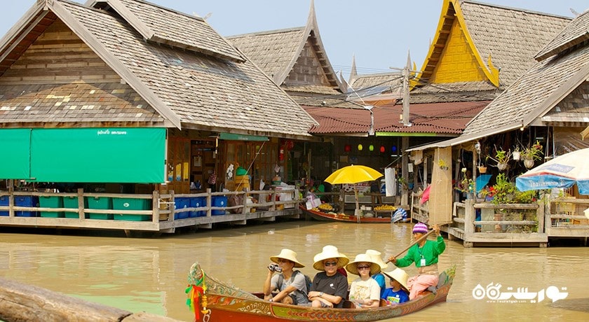 مرکز خرید بازار شناور پاتایا شهر تایلند کشور پاتایا