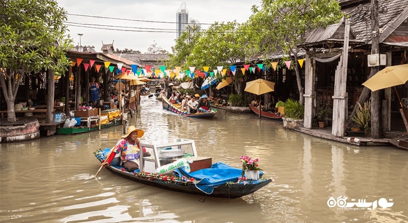 مرکز خرید بازار شناور پاتایا شهر تایلند کشور پاتایا