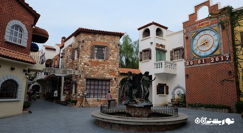 سرگرمی مزرعه گوسفند سوئیسی شهر تایلند کشور پاتایا