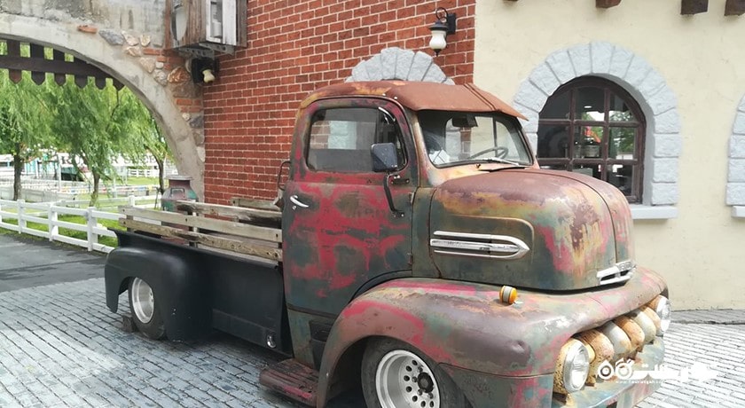 سرگرمی مزرعه گوسفند سوئیسی شهر تایلند کشور پاتایا