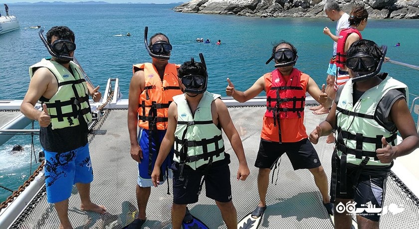 سرگرمی جزیره میمون در پاتایا شهر تایلند کشور پاتایا