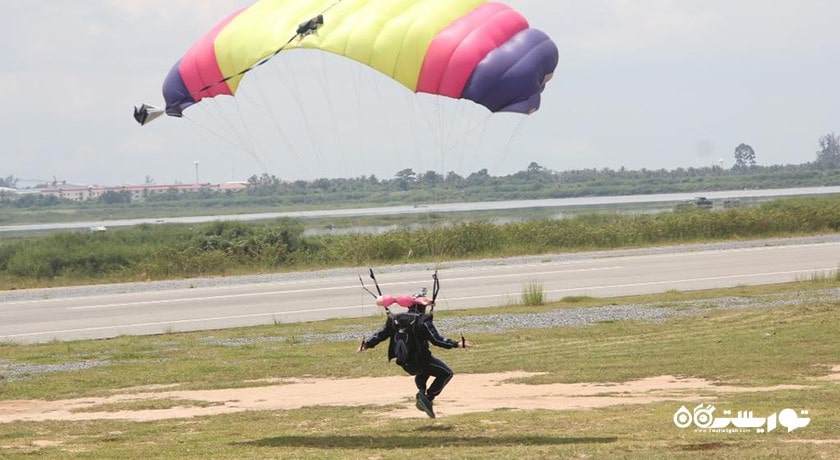 سرگرمی اسکای دایوینگ در تای اسکای ادونچر شهر تایلند کشور پاتایا