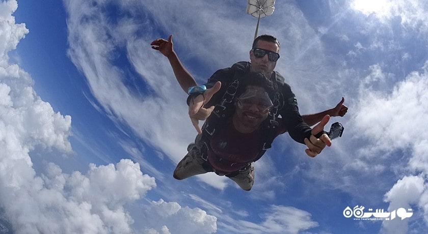 سرگرمی اسکای دایوینگ در تای اسکای ادونچر شهر تایلند کشور پاتایا