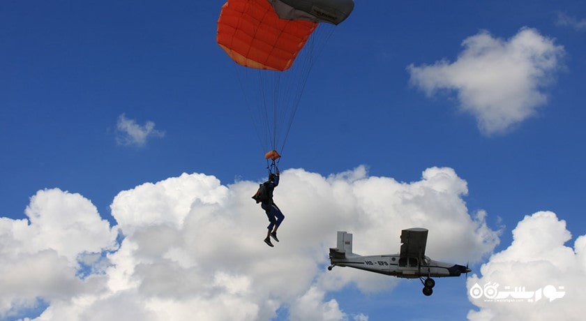 سرگرمی اسکای دایوینگ در تای اسکای ادونچر شهر تایلند کشور پاتایا