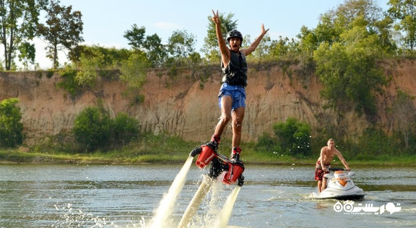 سرگرمی فلای بوردینگ در پاتایا شهر تایلند کشور پاتایا