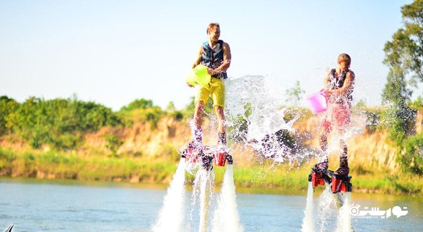سرگرمی فلای بوردینگ در پاتایا شهر تایلند کشور پاتایا
