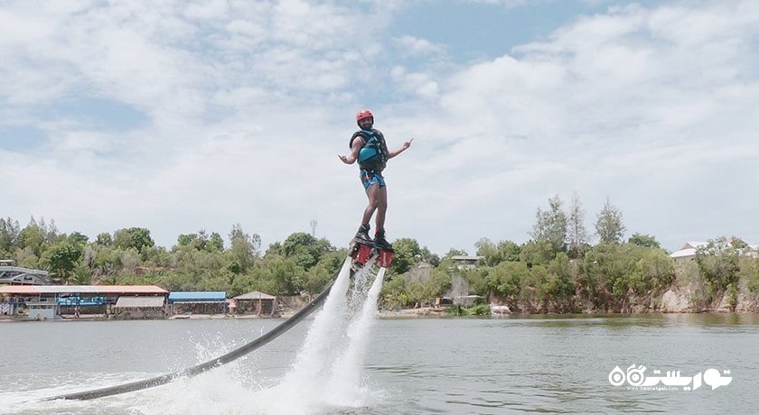 سرگرمی فلای بوردینگ در پاتایا شهر تایلند کشور پاتایا