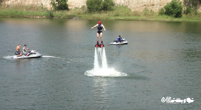 سرگرمی فلای بوردینگ در پاتایا شهر تایلند کشور پاتایا