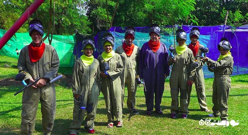 سرگرمی پینت بال در پاتایا شهر تایلند کشور پاتایا