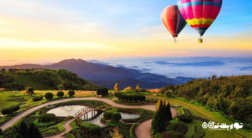 سرگرمی بالن سواری در پاتایا شهر تایلند کشور پاتایا