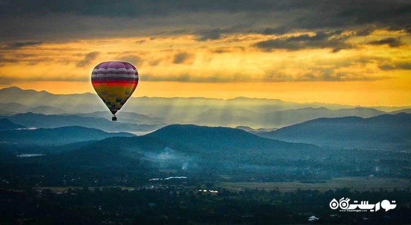 سرگرمی بالن سواری در پاتایا شهر تایلند کشور پاتایا