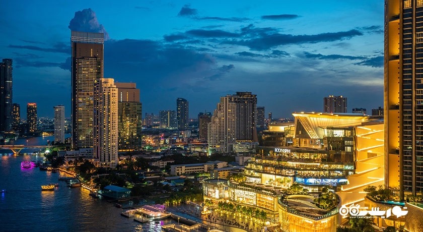  رودخانه چائوپرایا (چائو فریا) شهر تایلند کشور بانکوک