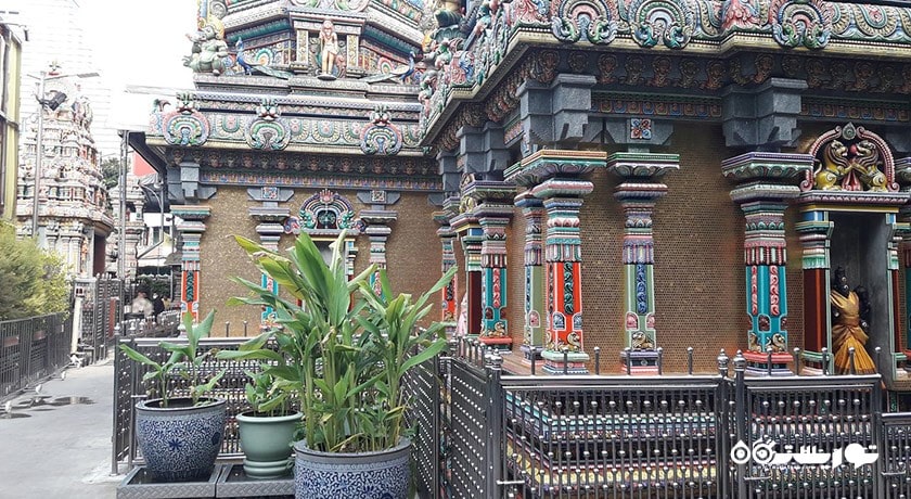  معبد سری ماها ماریامان شهر تایلند کشور بانکوک