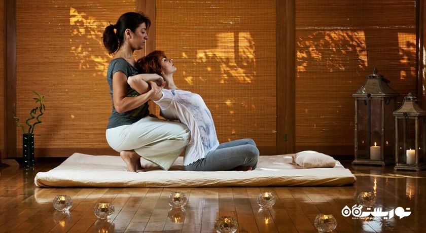 سرگرمی ماساژ تایلندی در بانکوک شهر تایلند کشور بانکوک