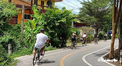 سرگرمی دوچرخه سواری در بانکوک شهر تایلند کشور بانکوک