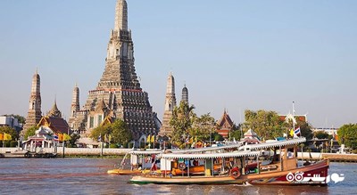 سرگرمی سفر در رودخانه چائو پرایا شهر تایلند کشور بانکوک