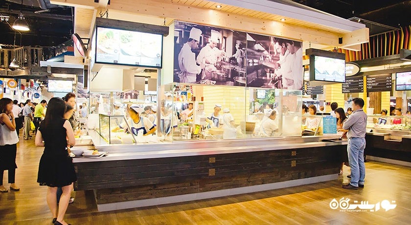 مرکز خرید مرکز خرید ترمینال 21 بانکوک شهر تایلند کشور بانکوک