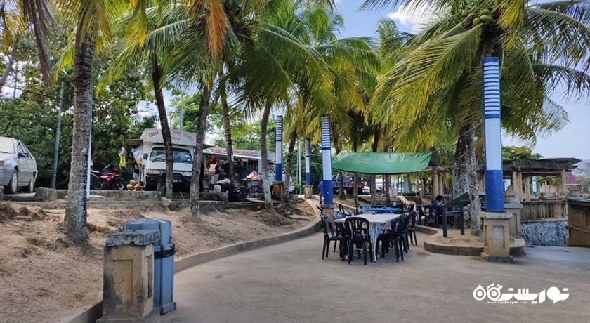 سرگرمی ساحل بلک سند شهر مالزی کشور لنکاوی