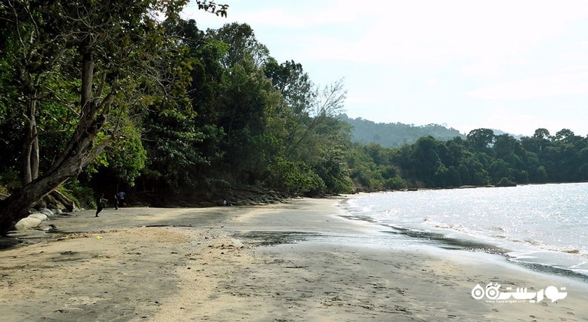 سرگرمی ساحل بلک سند شهر مالزی کشور لنکاوی