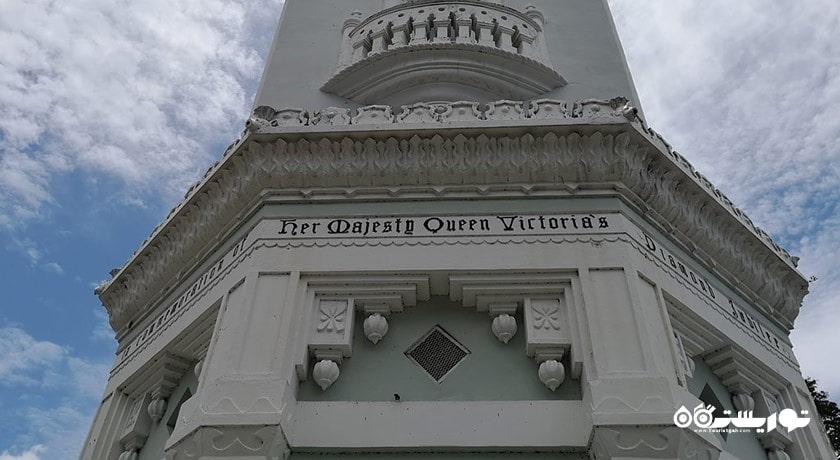  برج ساعت یادبود ملکه ویکتوریا شهر مالزی کشور پنانگ