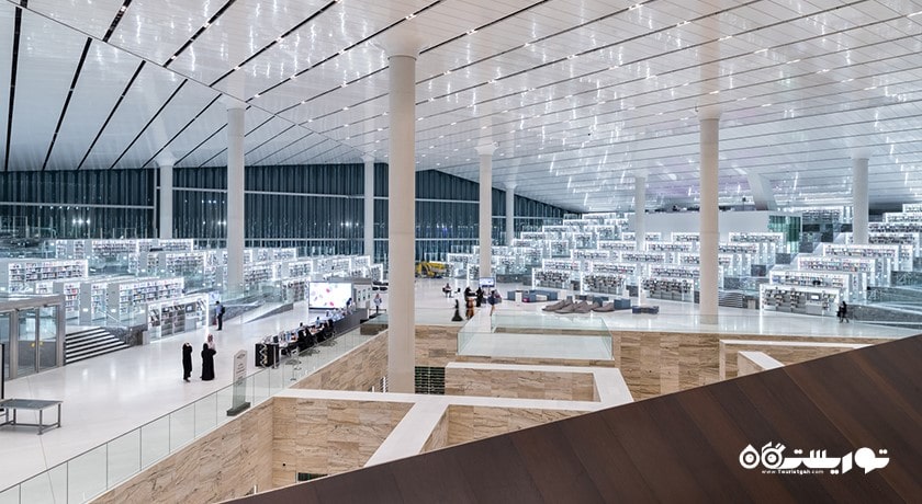  کتابخانه ملی قطر شهر قطر کشور دوحه