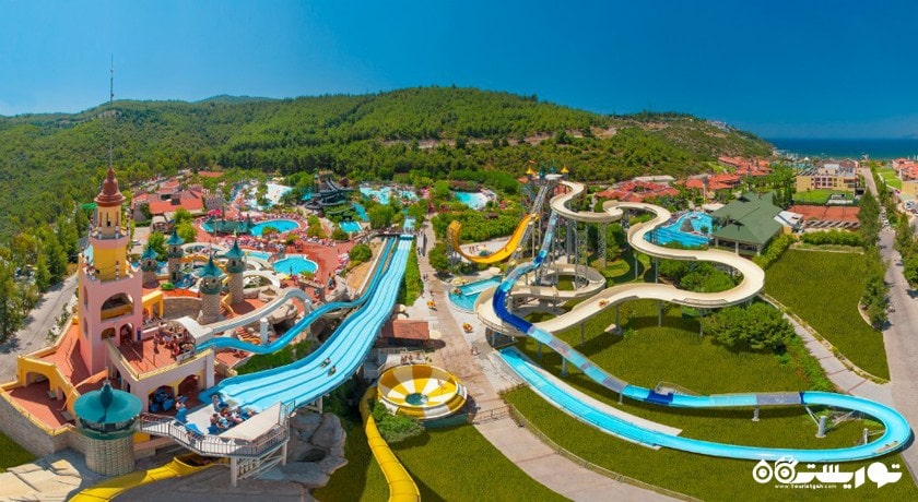 سرگرمی پارک آبی آکوا فنتسی شهر ترکیه کشور کوش آداسی
