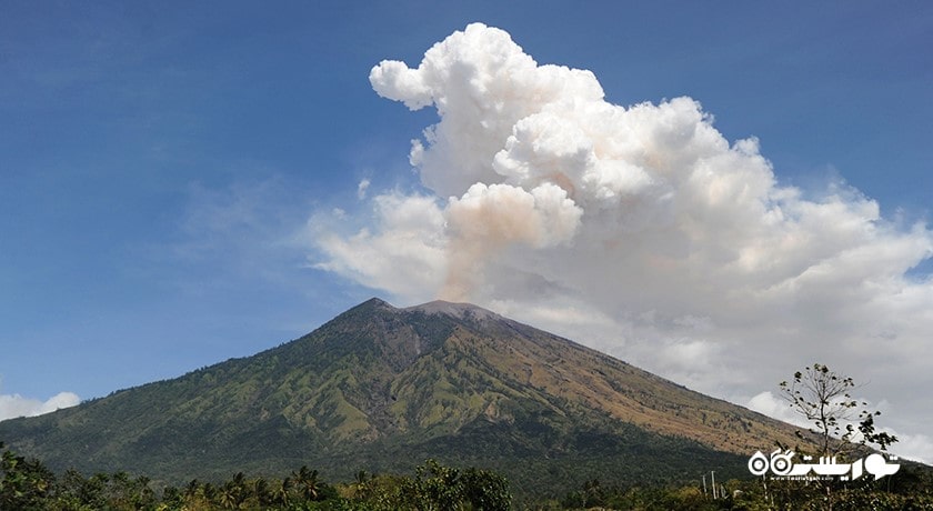  کوه آگونگ شهر اندونزی کشور بالی