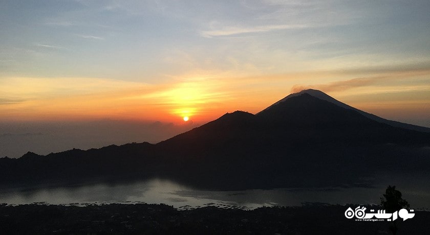  آتشفشان کینتامانی شهر اندونزی کشور بالی