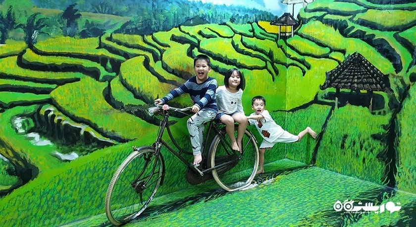  موزه دنیای وارونه بالی شهر اندونزی کشور بالی